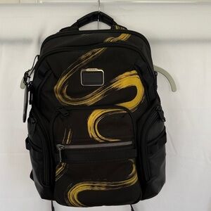 Tumi Black and Yellow Men's Backpack